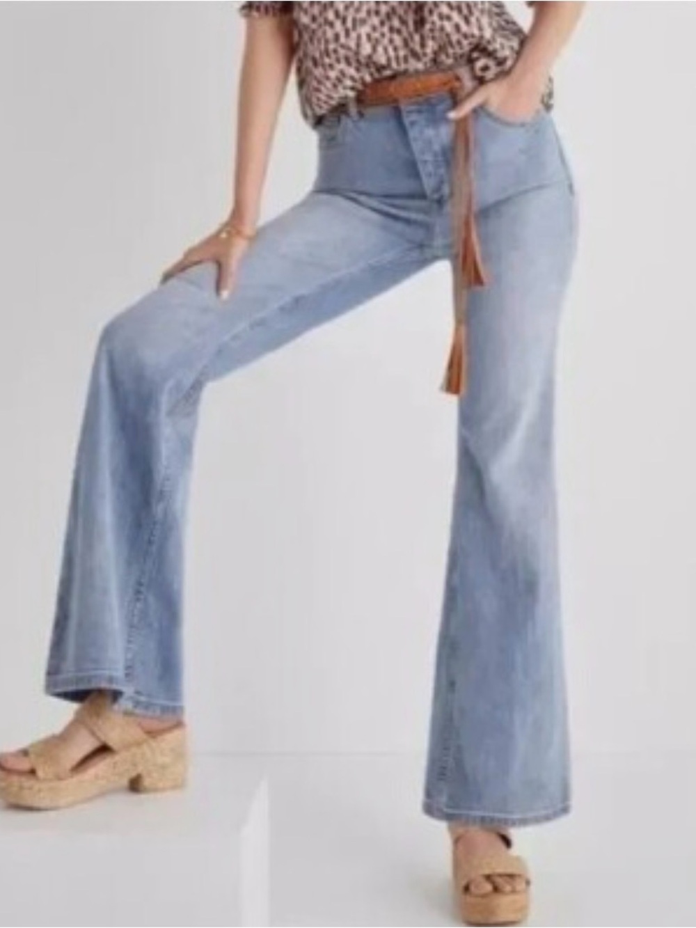 Anthropologie Pilcro High Waisted Trouser Jeans- 28